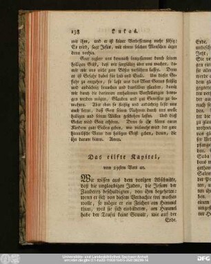 Das eilfte Kapitel, vom 29sten Vers an.