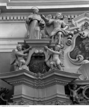 Altare della Madonna delle Grazie, Mysterien des Rosenkranzes