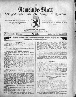 1904,35: No. 35, 28. August 1904