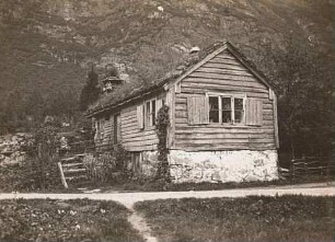 Olden, Norwegen. Bauernhaus