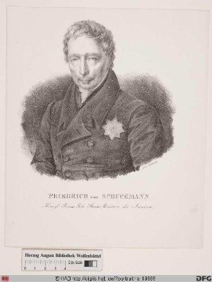 Bildnis von (Caspar) Friedrich Schuckmann (1834 Frhr.)