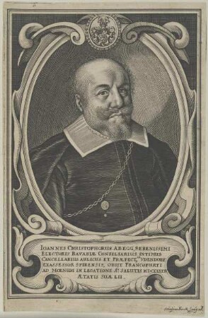 Bildnis des Ioannes Christophorus Abegg