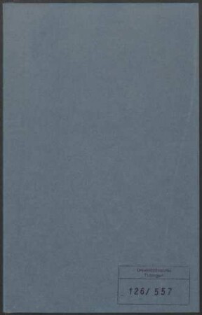 Wilhelm Rudolph (1891-1987). Personalakte des Lehrkörpers : Akte betreffend Wilhelm Rudolph, ordentlicher Professor für alttestamentliche Theologie