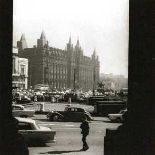 Liverpool. Blick von der Ostseite der St. George's Hall auf das Stadtzentrum