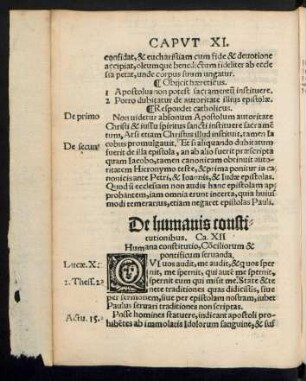 De humanis constitutionibus. Ca. XII.