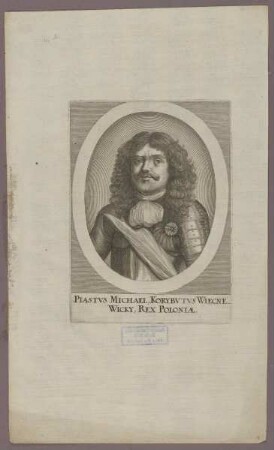 Bildnis des Piastvs Michael, König von Polen