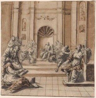 Serie aus dem "Leben Christi" (59) (Der zwölfjährige Christus im Tempel)