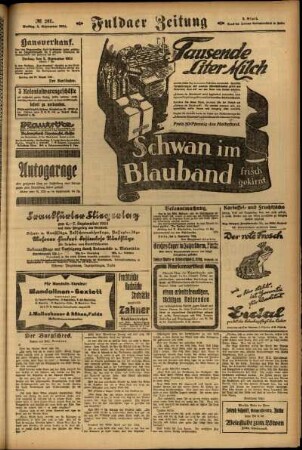 Zweite Ausgabe vom Freitag, den 05. September 1924.