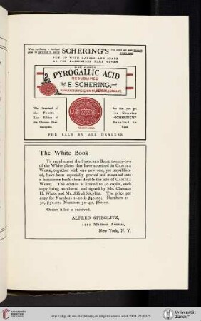 Alfred Stieglitz [The White Book]
