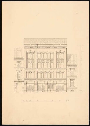 Wohnhaus Wiesenthal (?), Berlin-Mitte: Ansicht