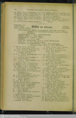 Walda mit Rittergut
