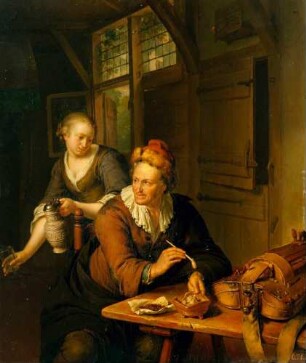 Leiermann und Schenkmädchen
