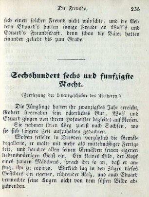 Sechshundert sechs und funfzigste Nacht