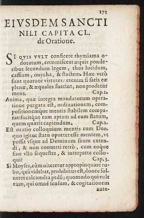 Eiusdem Sancti Nili Capita CL. de Oratione.