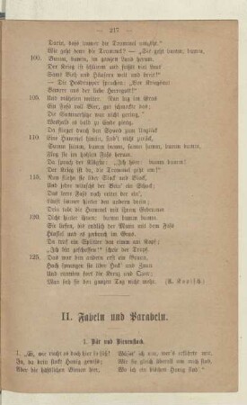 II. Fabeln und Parabeln