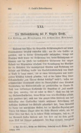 362-384 Die Weltanschauung des P. Angelo Secchi : ein Beitrag zur Widerlegung des mechanischen Monismus