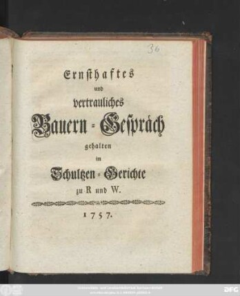 [1]: ... gehalten im Schultzen-Gerichte zu R. und W