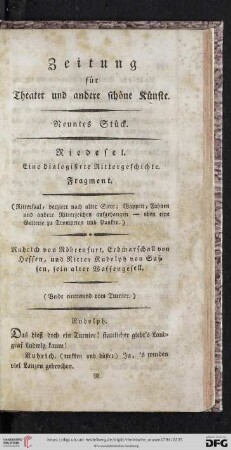 Neuntes Stueck
