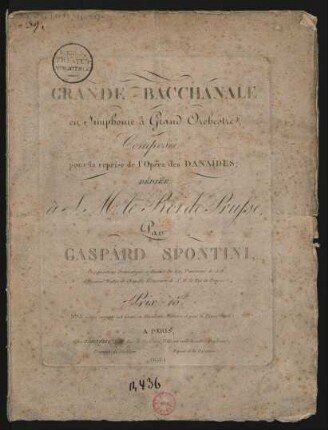 Grande Bacchanale; orch; D-Dur