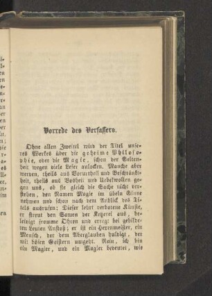 Vorrede des Verfassers.