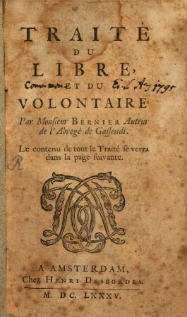 Traité du Libre ...