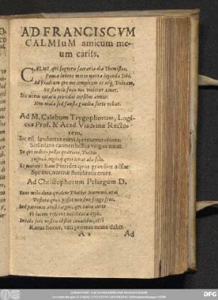 [Ad Diversos Carmina]
