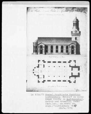 Entwurf zu einer neuen Kirche in Bad Nenndorf