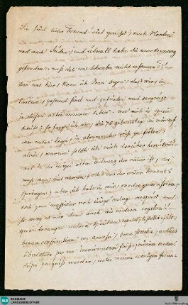 Brief von Joseph Freiherr von Laßberg an Ludwig Uhland - K 2911,47