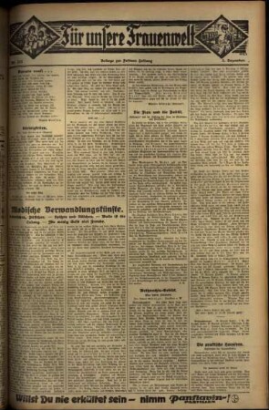 Zweite Ausgabe vom Donnerstag, den 01. Dezember 1932.