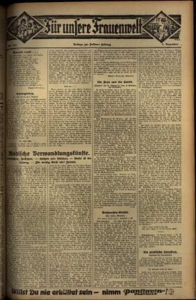 Zweite Ausgabe vom Donnerstag, den 01. Dezember 1932.
