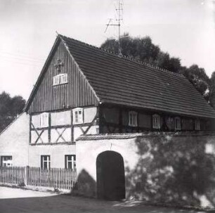 Fachwerkhaus in Crostwitz : Bauwesen - Exterieur. Ort: Chrósćicy / Crostwitz. Fachwerkhaus