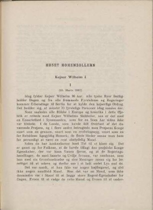 Kejser Wilhelm I (1797-1888)