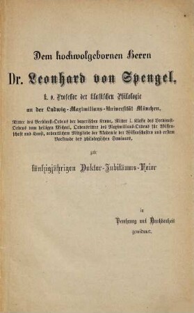 Zusammenhängende deutsch-lateinische Uebersetzungsstücke für den Schul- und Hilfsunterricht, [2]. Casuslehre