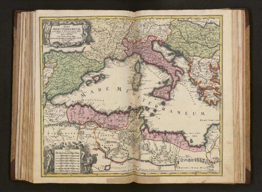 Mare Mediterraneum : juxta Regna et Provincias, quas alluit distinctum et cognominatum