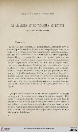 3.Ser. 4.1893: Le ligurien et le tongrien en Égypte