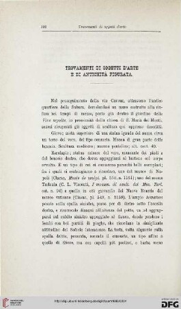 16: Trovamenti di oggetti d'arte e di antichità figurata, [16]
