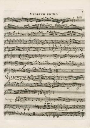 Violino I (Quartetto III)