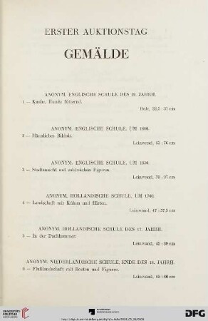 Gemälde (Nr.1-114)