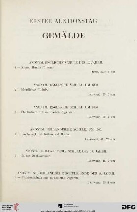 Gemälde (Nr.1-114)