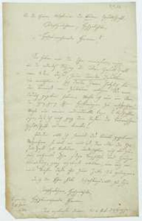 Brief von David Heinrich Hoppe an Regensburgische Botanische Gesellschaft