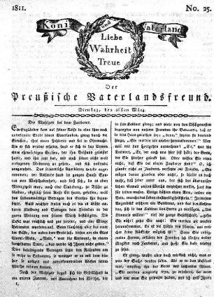 No. 25., vom 26sten März