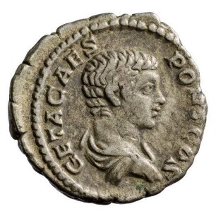 Münze, Denar, 203 - 208 n. Chr.