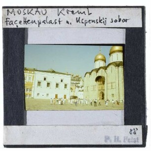 Moskau, Großer Kremlpalast,Moskau, Mariä-Entschlafens-Kathedrale