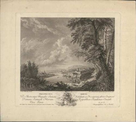 Prospectus Rheni. Viro illustri atque Magnifico Stematis ....