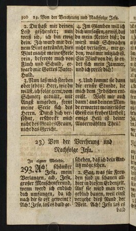 300-323, 23) Von der Verehrung und Nachfolge Jesu