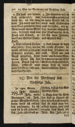 300-323, 23) Von der Verehrung und Nachfolge Jesu