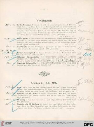 Verschiedenes (Nr. 289-294)