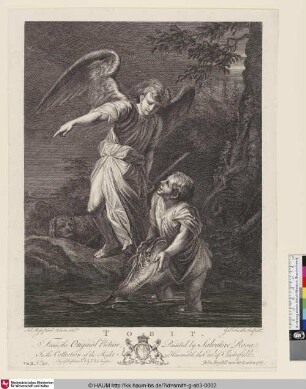 [Tobias und der Engel mit dem Fisch; Tobie et l'ange Raphael]