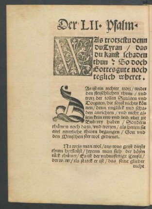 Was trotzestu denn du Tyran/ das du kanst schaden thun ...