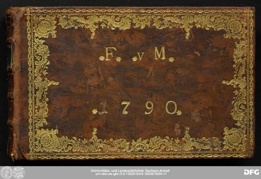 MEMOIRE|POUR|LES AMIS : Stammbuch F. v. M.